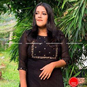 Stitched Hand Worked A line Kurti