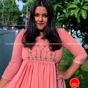 Stitched Hand Worked A line Kurti