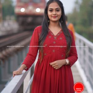 Stitched Hand Worked A line Kurti