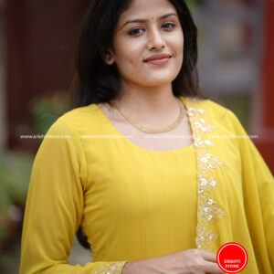 Stitched Hand Worked Panelled Anarkali with Hand worked Duppatta